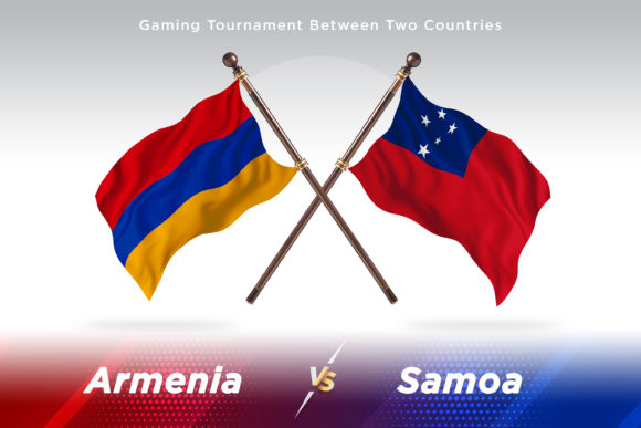 Armenia vs Samoa Two Flags Compared