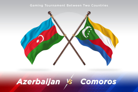 Azerbaijan vs Comoros: Two Flags Compared